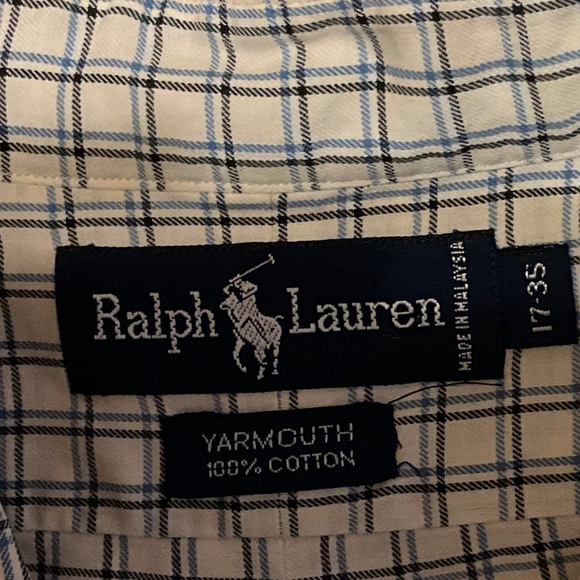 Ralph Lauren Mens Long Sleeve Button Down shirt size 17-35 - Picture 6 of 7